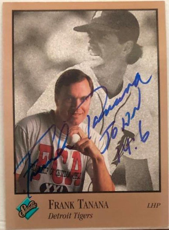 Frank Tanana Autographed 1992 Studio #177