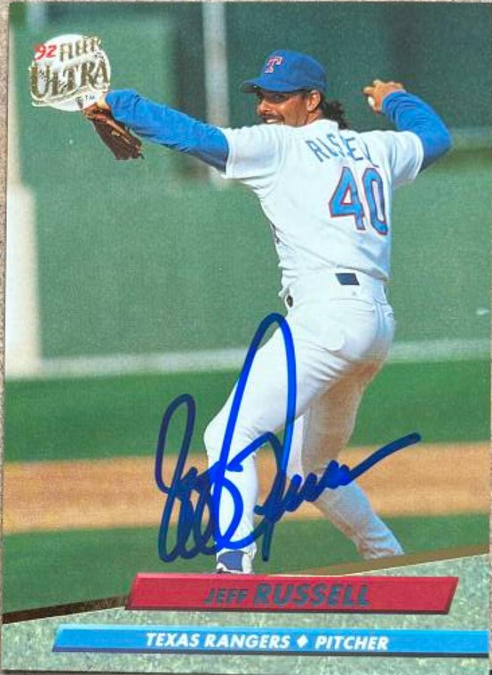 Jeff Russell Autographed 1992 Fleer Ultra #140