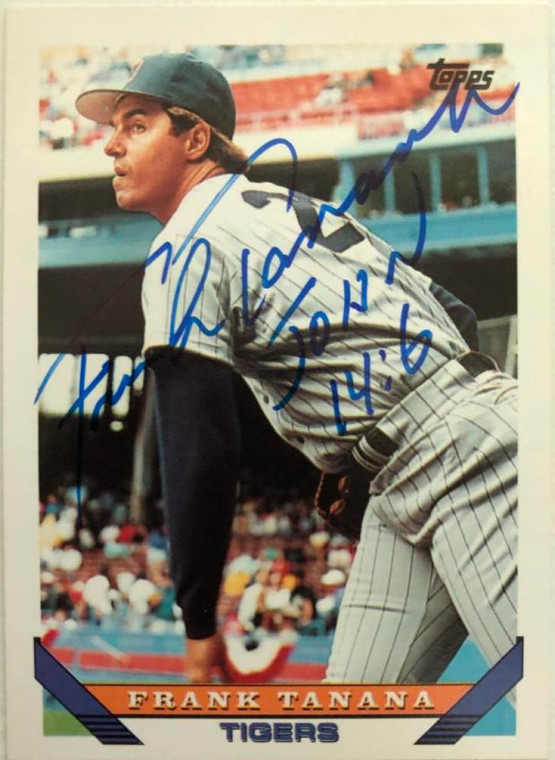 Frank Tanana Autographed 1993 Topps #53