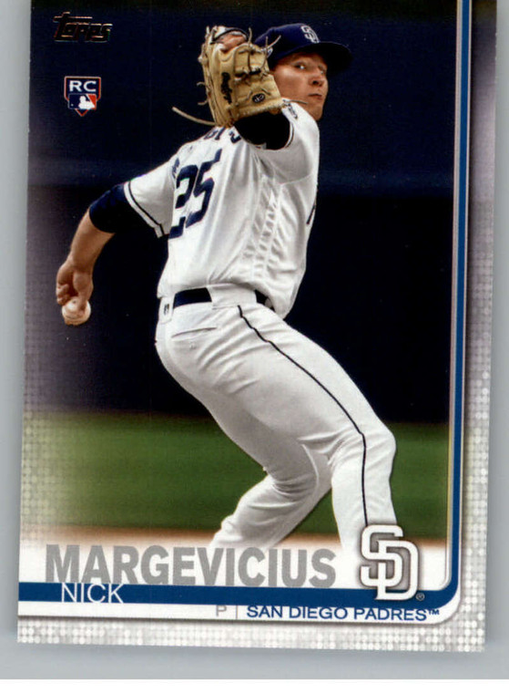 2019 Topps Update #US249 Nick Margevicius NM-MT RC Rookie San Diego Padres 