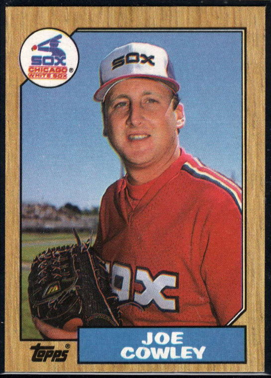 1987 Topps #27 Joe Cowley NM-MT Chicago White Sox 