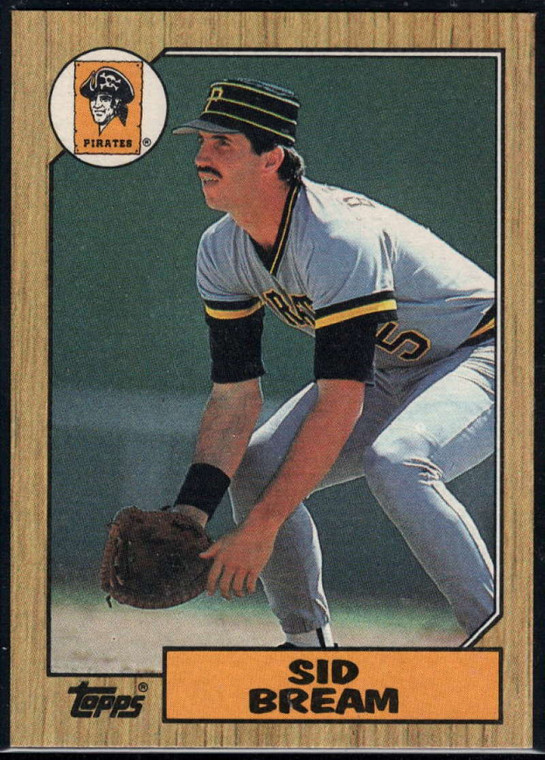 1987 Topps #35 Sid Bream NM-MT Pittsburgh Pirates 