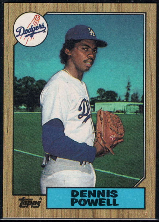 1987 Topps #47 Dennis Powell NM-MT Los Angeles Dodgers 