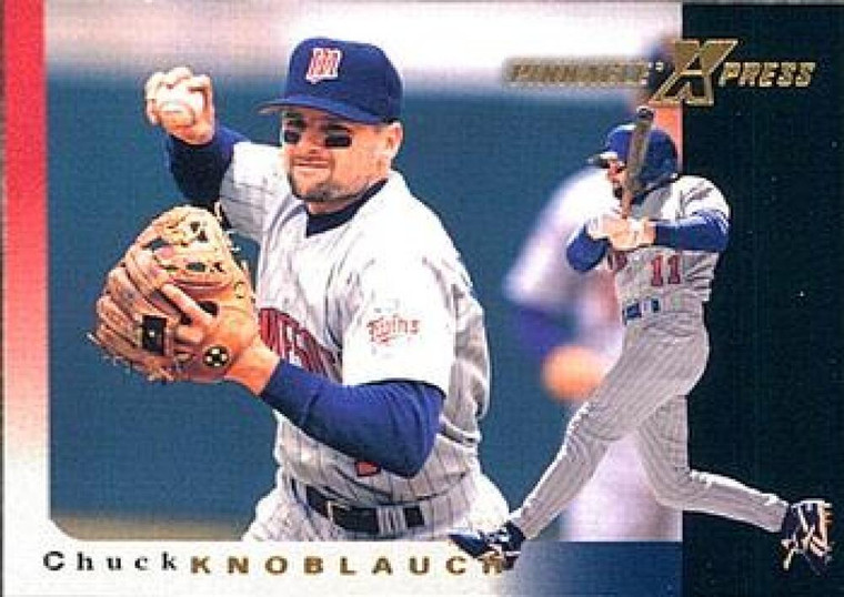 1997 Pinnacle XPress #18 Chuck Knoblauch NM-MT Minnesota Twins 