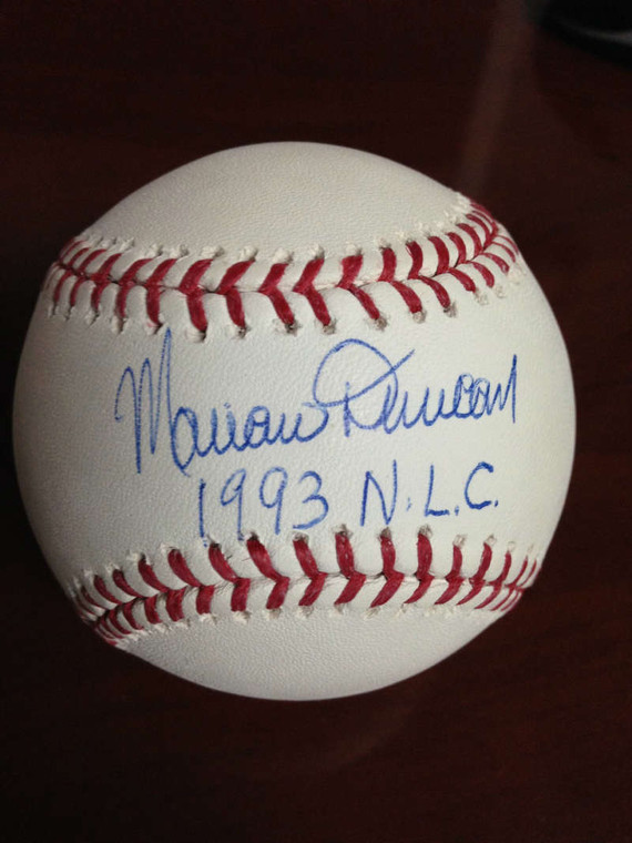 Mariano Duncan Autographed ROMLB '93 NLC