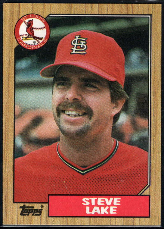 1987 Topps #84 Steve Lake NM-MT St. Louis Cardinals 