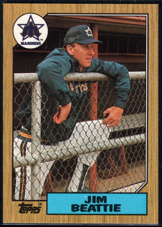 1987 Topps #117 Jim Beattie NM-MT Seattle Mariners 