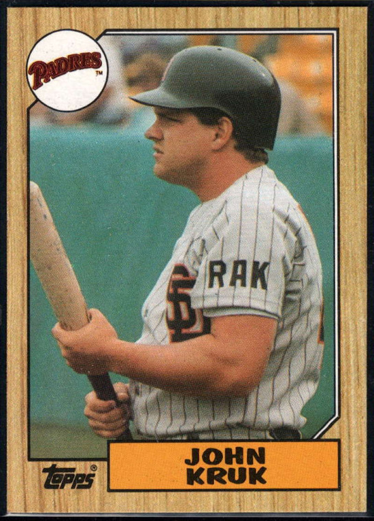 1987 Topps #123 John Kruk NM-MT RC Rookie San Diego Padres 