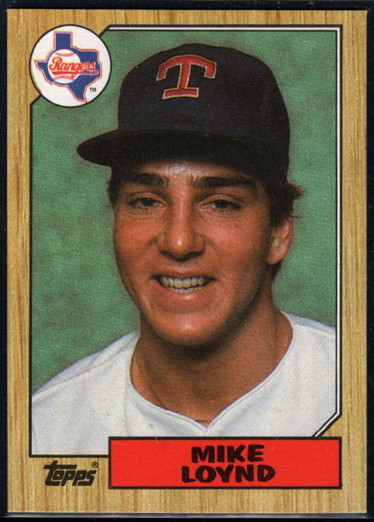 1987 Topps #126 Mike Loynd NM-MT RC Rookie Texas Rangers 