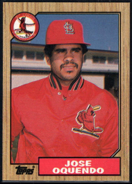 1987 Topps #133 Jose Oquendo NM-MT St. Louis Cardinals 