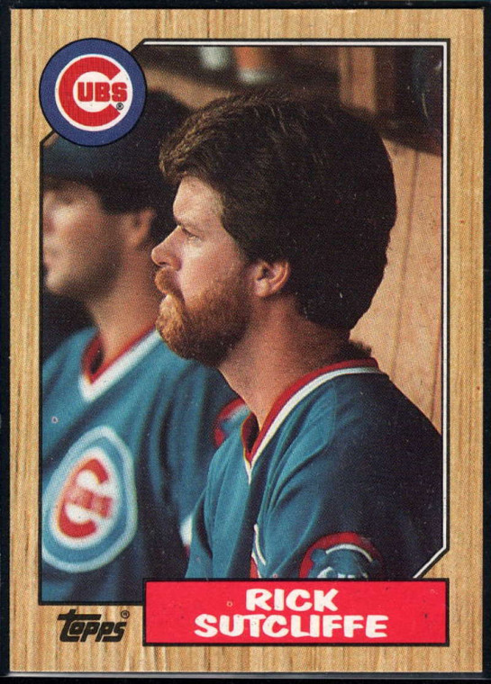 1987 Topps #142 Rick Sutcliffe NM-MT Chicago Cubs 