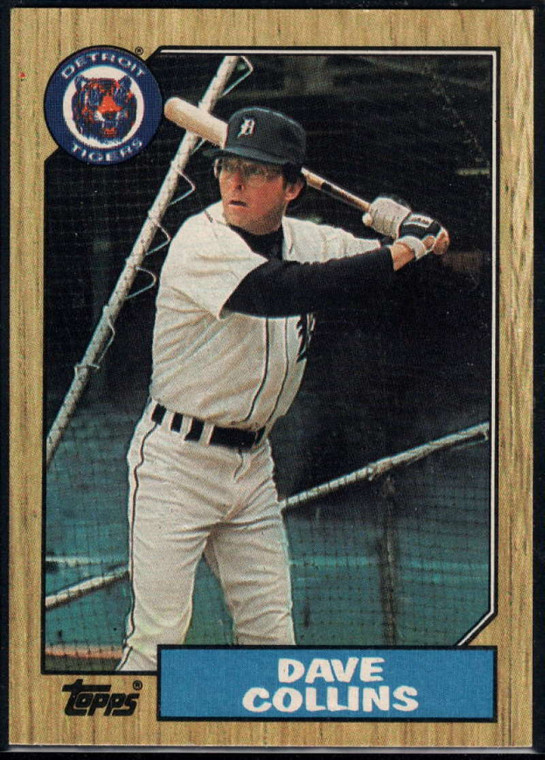1987 Topps #148 Dave Collins NM-MT Detroit Tigers 