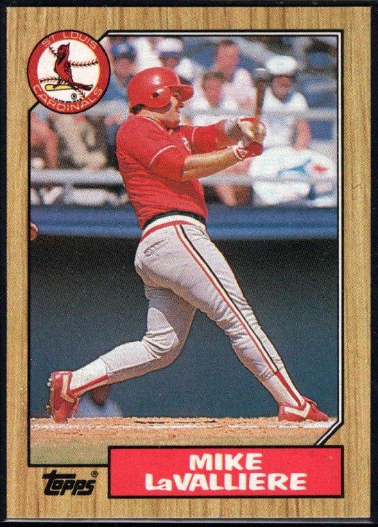 1987 Topps #162 Mike LaValliere NM-MT RC Rookie St. Louis Cardinals 