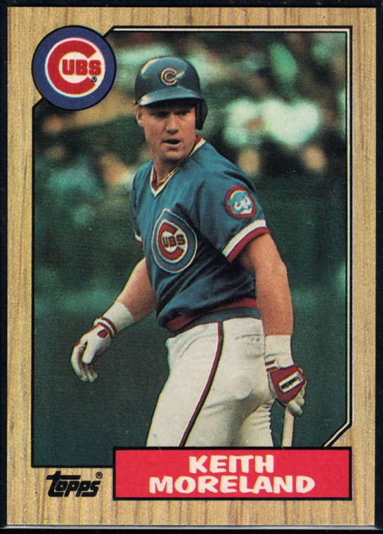 1987 Topps #177 Keith Moreland NM-MT Chicago Cubs 
