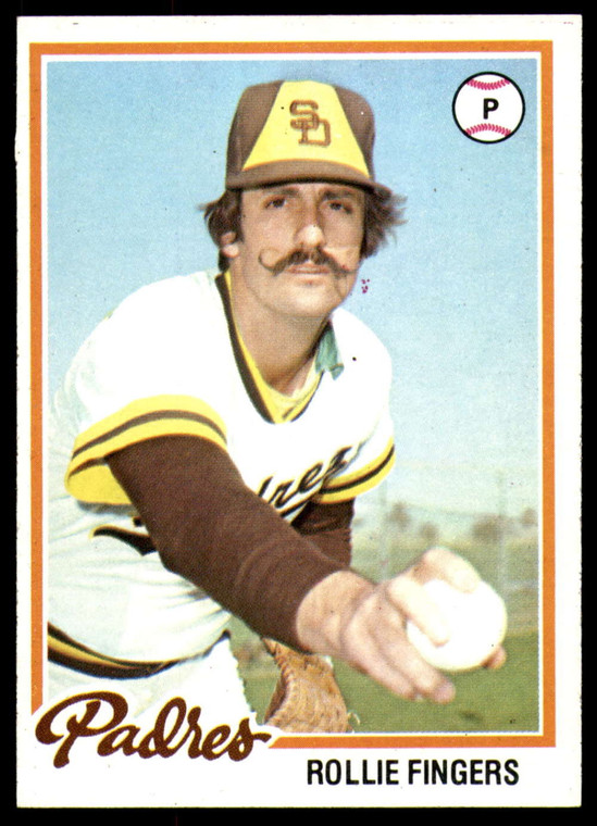 1978 Topps #140 Rollie Fingers VG San Diego Padres 