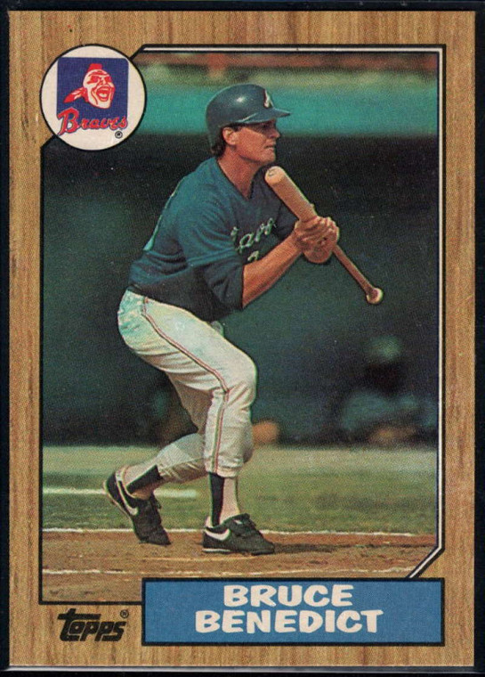 1987 Topps #186 Bruce Benedict NM-MT Atlanta Braves 
