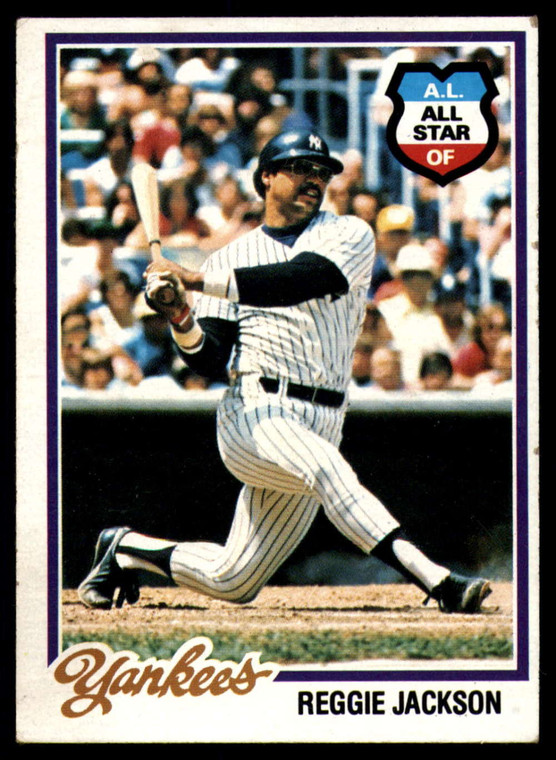 SOLD 18322 1978 Topps #200 Reggie Jackson VG New York Yankees 