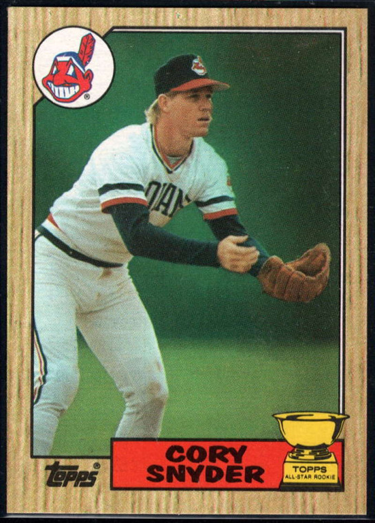 1987 Topps #192 Cory Snyder NM-MT Cleveland Indians 
