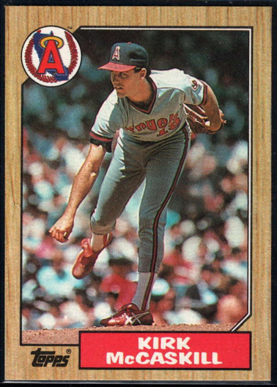 1987 Topps #194 Kirk McCaskill NM-MT California Angels 