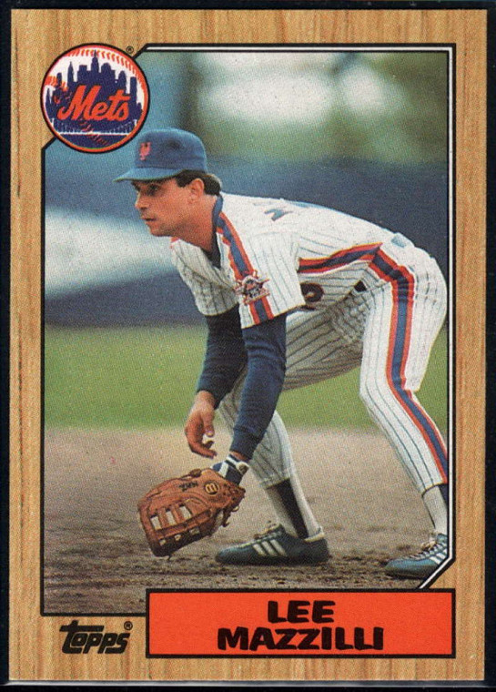 1987 Topps #198 Lee Mazzilli NM-MT New York Mets 