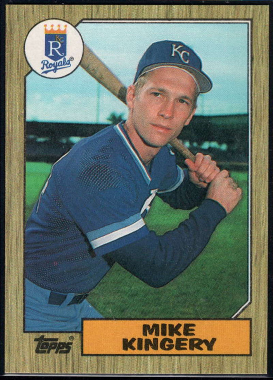 1987 Topps #203 Mike Kingery NM-MT RC Rookie Kansas City Royals 