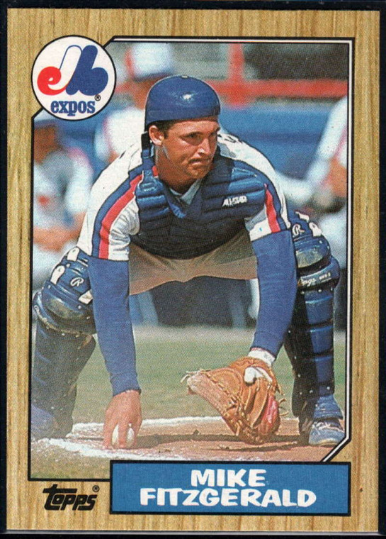 1987 Topps #212 Mike Fitzgerald NM-MT Montreal Expos 