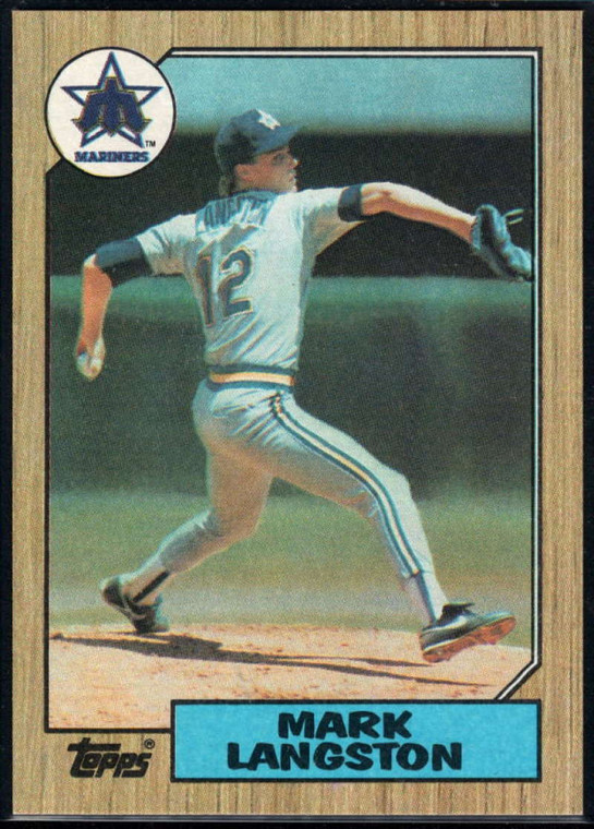 1987 Topps #215 Mark Langston NM-MT Seattle Mariners 