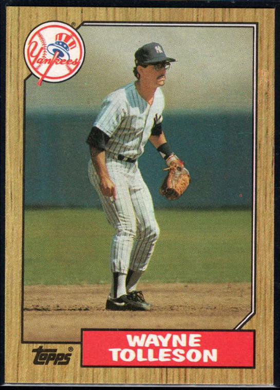 1987 Topps #224 Wayne Tolleson NM-MT New York Yankees 