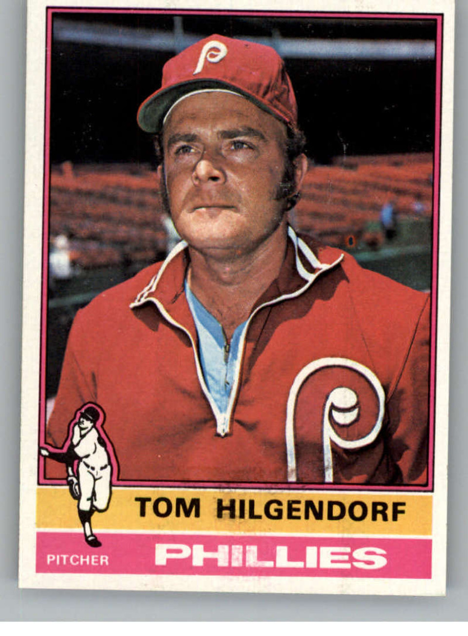 1976 Topps #168 Tom Hilgendorf VG Philadelphia Phillies - Under the ...