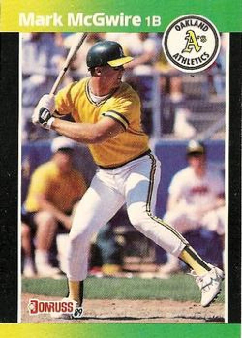 Mark McGwire 1987 Donruss Oakland A's Baseball Highlights Card