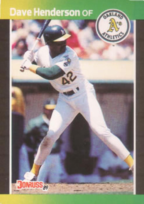 1989 Donruss #150 Dave Parker NM-MT Oakland Athletics - Under the