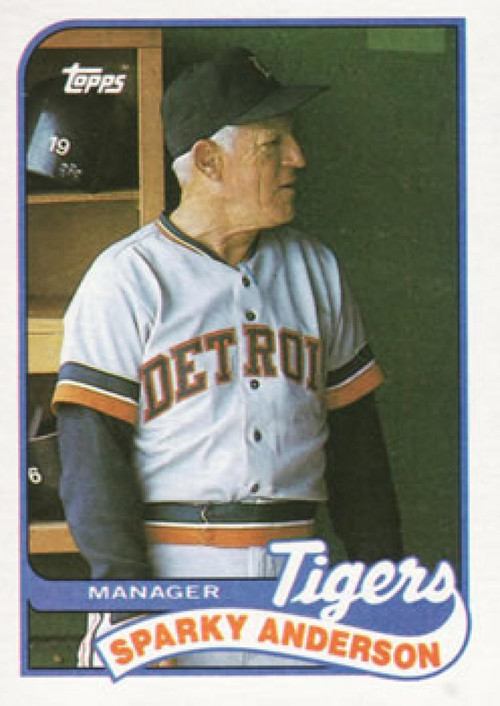 1985 Topps #307 Sparky Anderson MG VG Detroit Tigers - Under the Radar  Sports