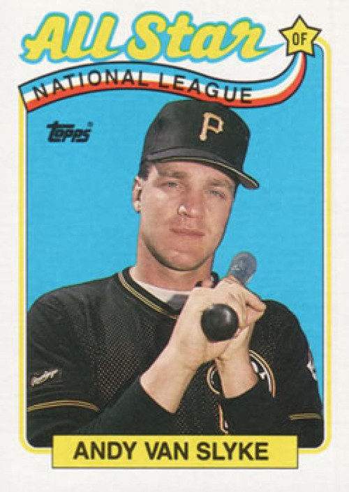 1988 Topps All-Star National League Andy Van Slyke Pittsburgh Pirates Card  392