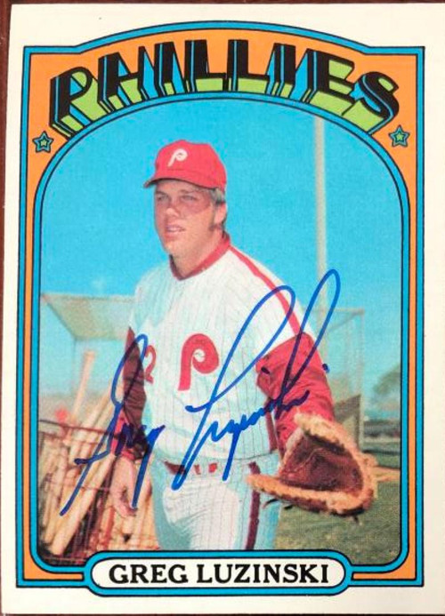 1972 Topps Greg Luzinski 112 Philadelphia Phillies MLB Baseball