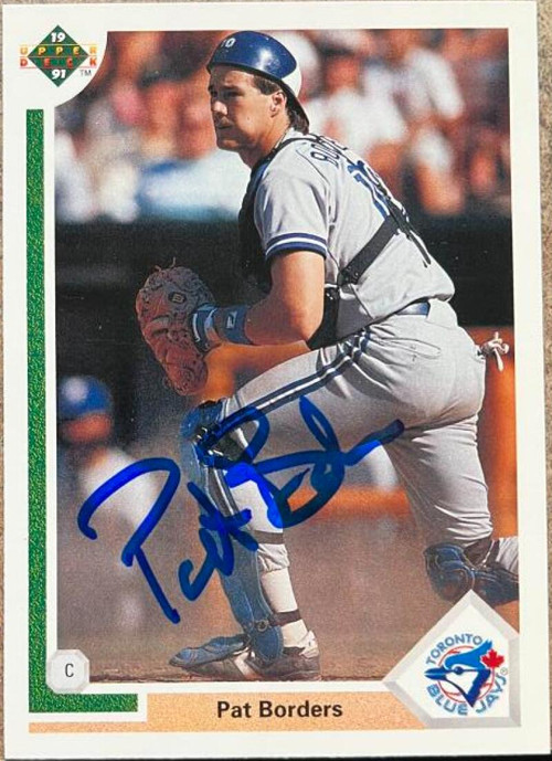 Pat Borders autographed Baseball Card (Kansas City Royals) 1995