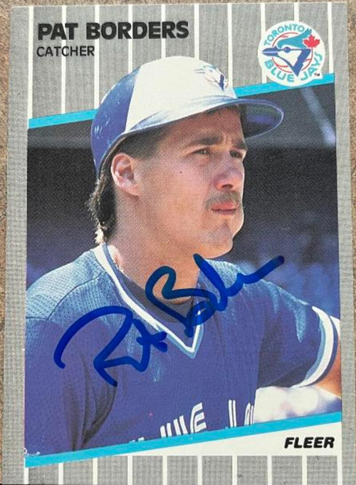 Pat Borders Autographed 1992 Donruss #379 - Under the Radar Sports