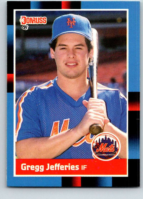 GREGG JEFFERIES 90 Gamer NY New York Mets 44 Jersey Mlb Baseball