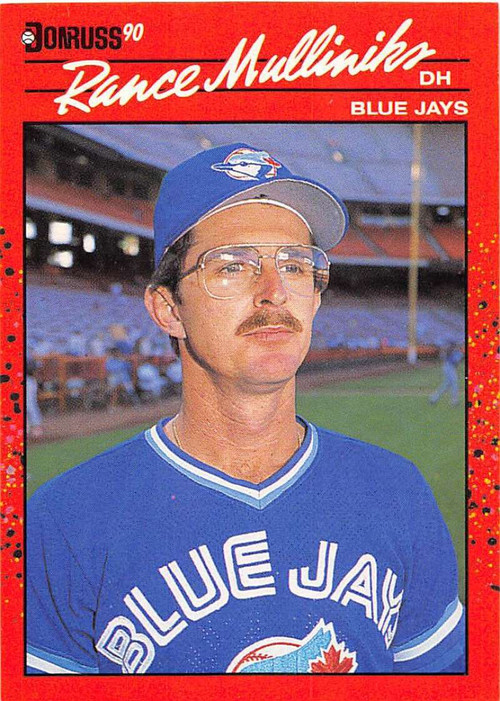 Rance Mulliniks autographed baseball card (Toronto Blue Jays) 1987 Donruss  #32