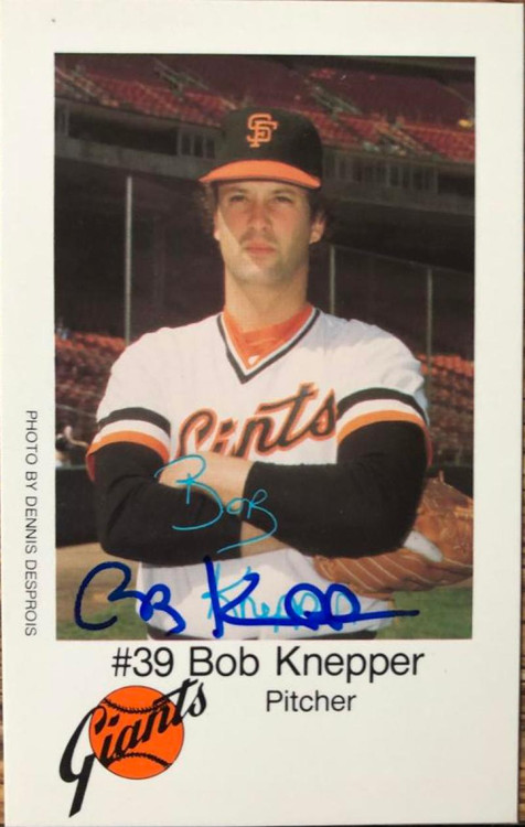 Bob Knepper autographed Baseball Card (San Francisco Giants) 1980 Topps #111