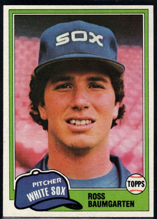 1981 Donruss #41 Ross Baumgarten NM-MT Chicago White Sox - Under