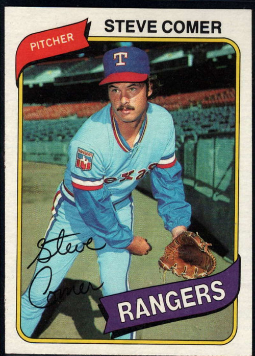 1983 Donruss #163 Steve Comer VG Texas Rangers - Under the Radar Sports