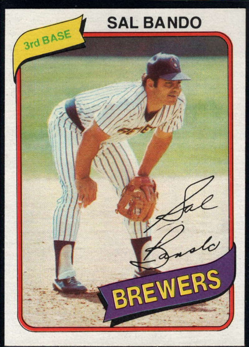  1978 Topps # 265 Sal Bando Milwaukee Brewers (Baseball Card)  EX/MT Brewers : Collectibles & Fine Art