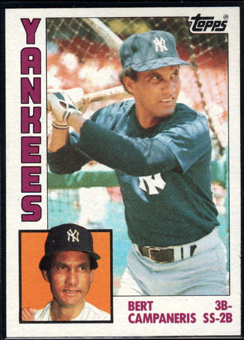 1983 Topps Traded #18T Bert Campaneris - New York Yankees