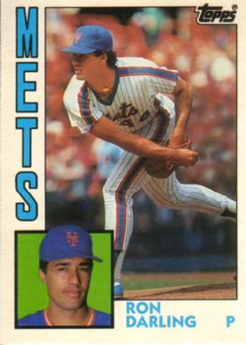 Ron Darling #735 Topps 1991 Baseball Card (New York Mets) VG