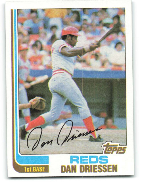 1982 Donruss #248 Dan Driessen VG Cincinnati Reds - Under the Radar Sports