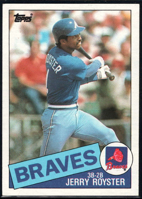 1982 Topps #608 Jerry Royster VG Atlanta Braves - Under the Radar