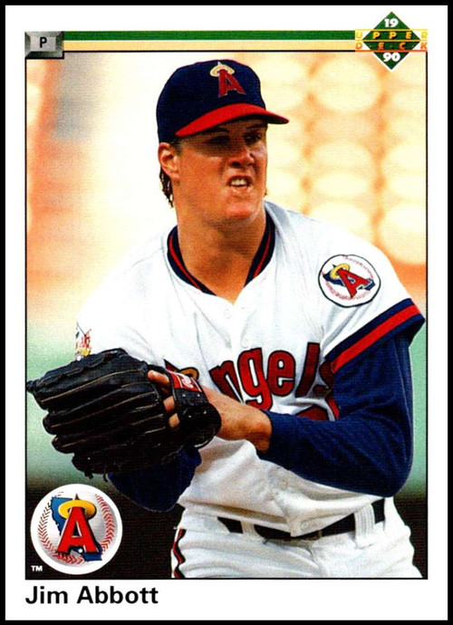 Jim Abbott 1996 Upper Deck #292 California Angels Baseball Card