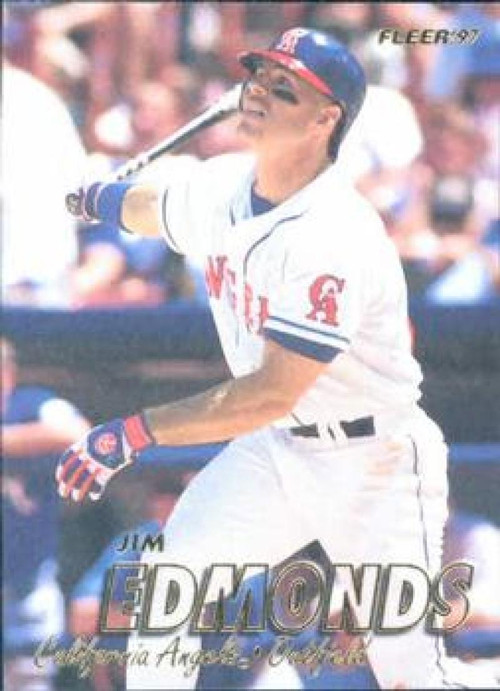 1997 Topps #75 Jim Edmonds VG Anaheim Angels - Under the Radar Sports