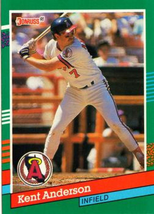 1991 Donruss #525 Kent Anderson VG California Angels - Under the Radar ...