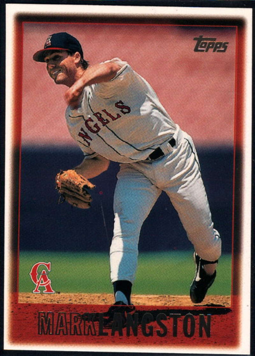 1998 Topps #379 Mark Langston VG Anaheim Angels - Under the Radar Sports